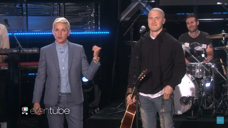 Mike Posner Performs "I Took A Pill In Ibiza" on 'Ellen'