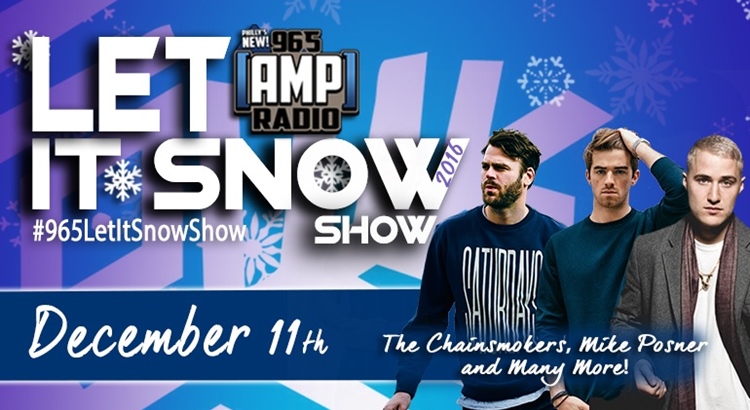 Mike Posner to Perform at 96.5 AMP Radio’s ‘Let It Snow Show’ – December 11