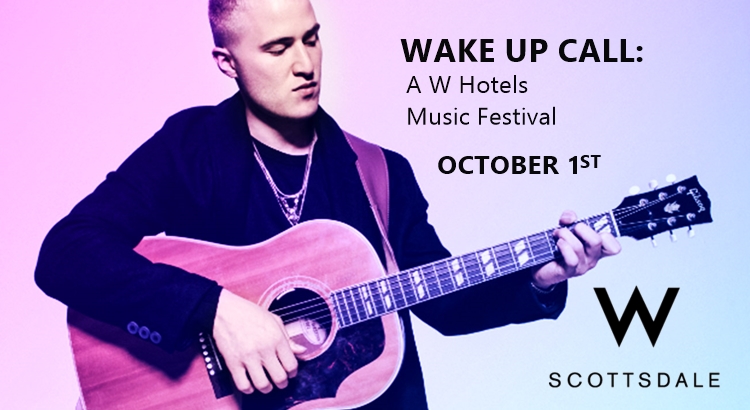 Mike Posner to Perform at WAKE UP CALL: A W Hotels Music Festival – October 1