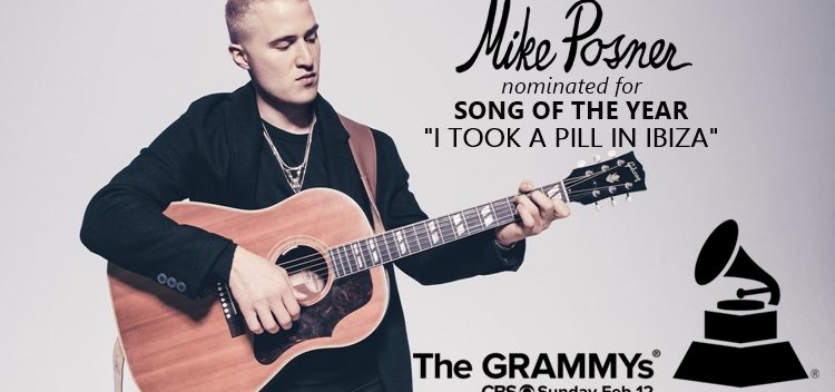 Mike Posner Receives 2017 GRAMMY Award Nomination