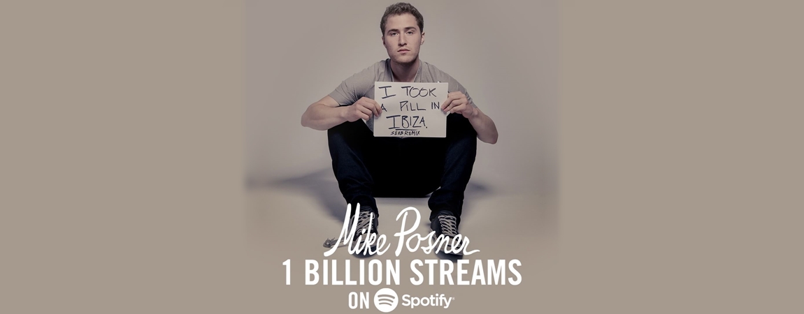Mike Posner – “I Took A Pill In Ibiza” (Seeb Remix) Hits Over 1 Billion Streams on Spotify