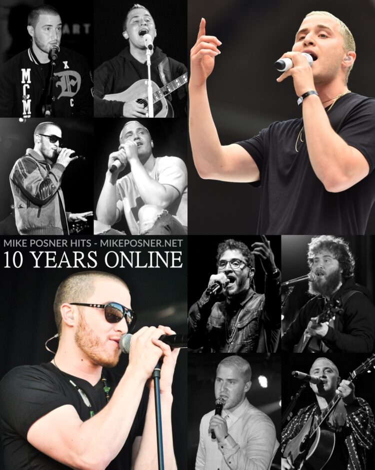 Mike Posner Hits: Celebrating 10 Years Online!