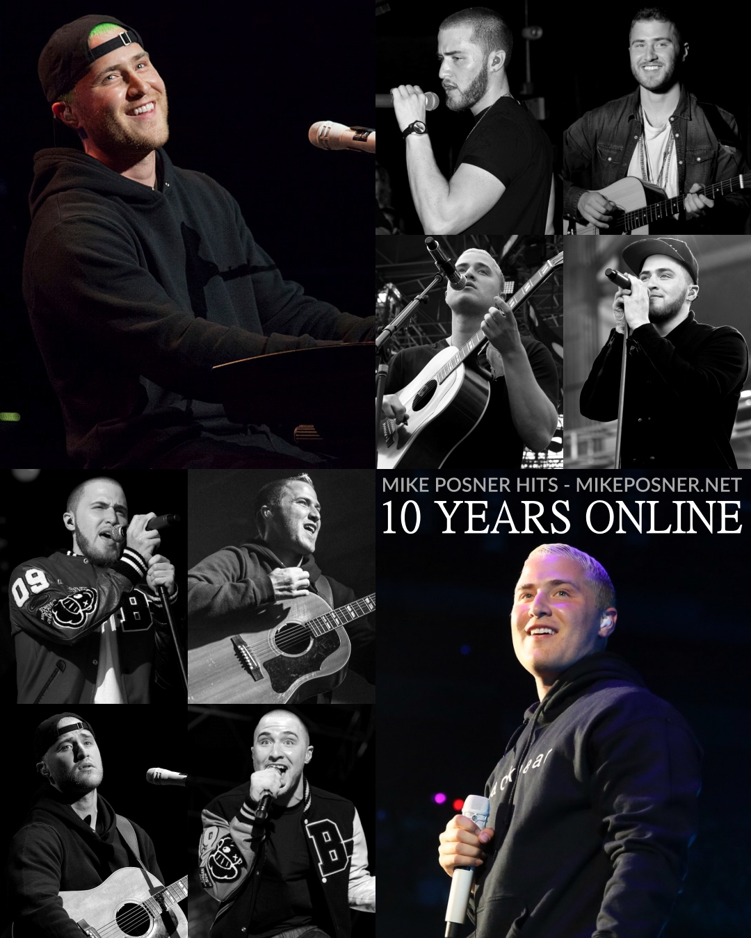 Mike Posner Hits: Celebrating 10 Years Online!