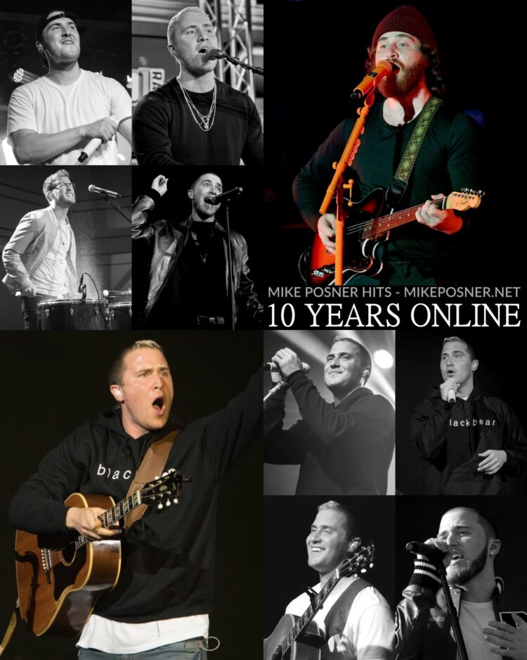 Mike Posner Hits: Celebrating 10 Years Online!