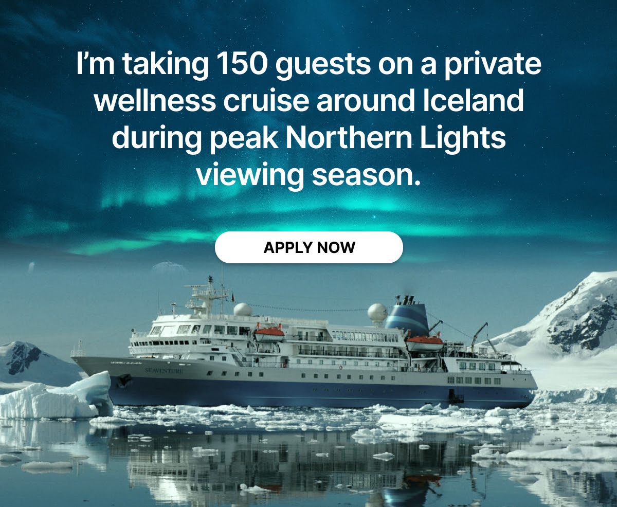 Join Mike Posner on a Wellness Cruise Around Iceland