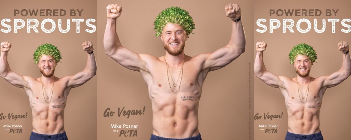Mike Posner Joins PETA’s Powered By Sprouts Vegan Campaign