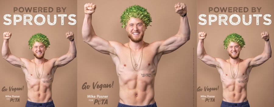 Mike Posner Joins PETA’s Powered By Sprouts Vegan Campaign
