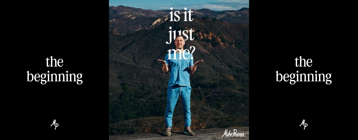 Mike Posner Releases "Is It Just Me?" & Announces Upcoming Album 'The Beginning'