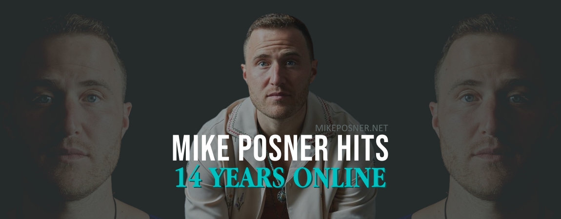 Mike Posner Hits: Celebrating 14 Years Online!