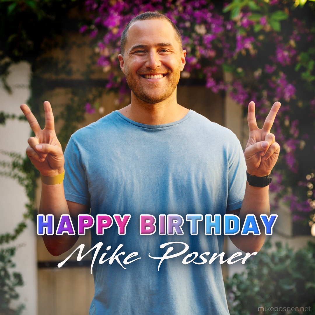 Happy 37th Birthday, Mike Posner!