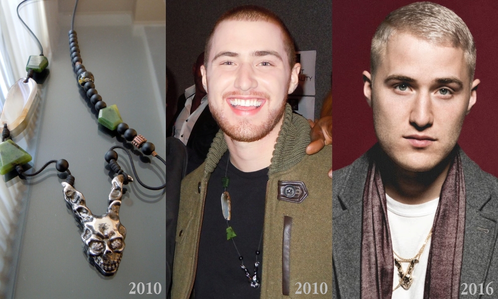 Mike Posner's gold diamond “Frank the Rabbit” pendant